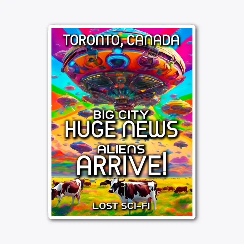 Toronto Canada Aliens and Cows